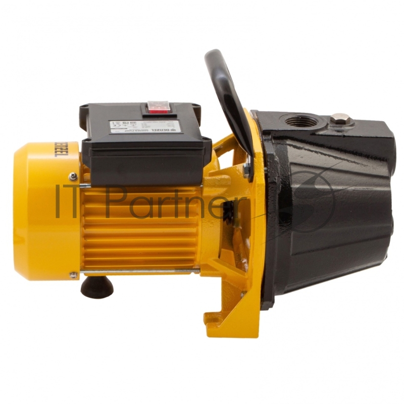 Садовый поверхностный насос GP1100C, 1100 Вт, 4500 л/ч, подъем 46 м, чугун// Denzel