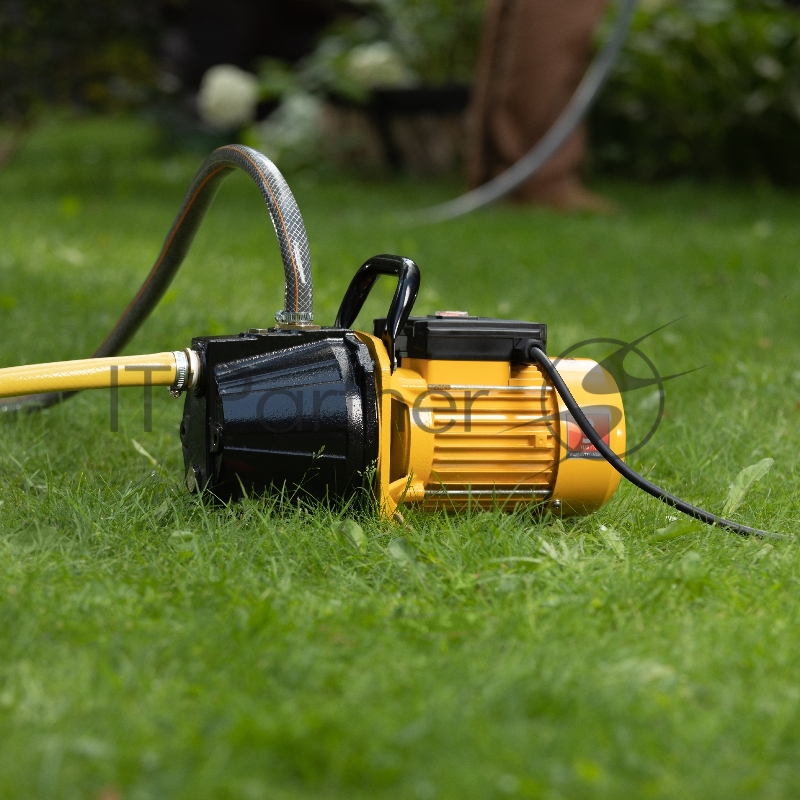 Садовый поверхностный насос GP1100C, 1100 Вт, 4500 л/ч, подъем 46 м, чугун// Denzel