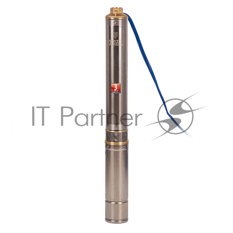 Скважинный насос DWC-4-80, центробежный, диаметр 4, 1500 Вт, 5700 л/ч, напор 80 м// Denzel