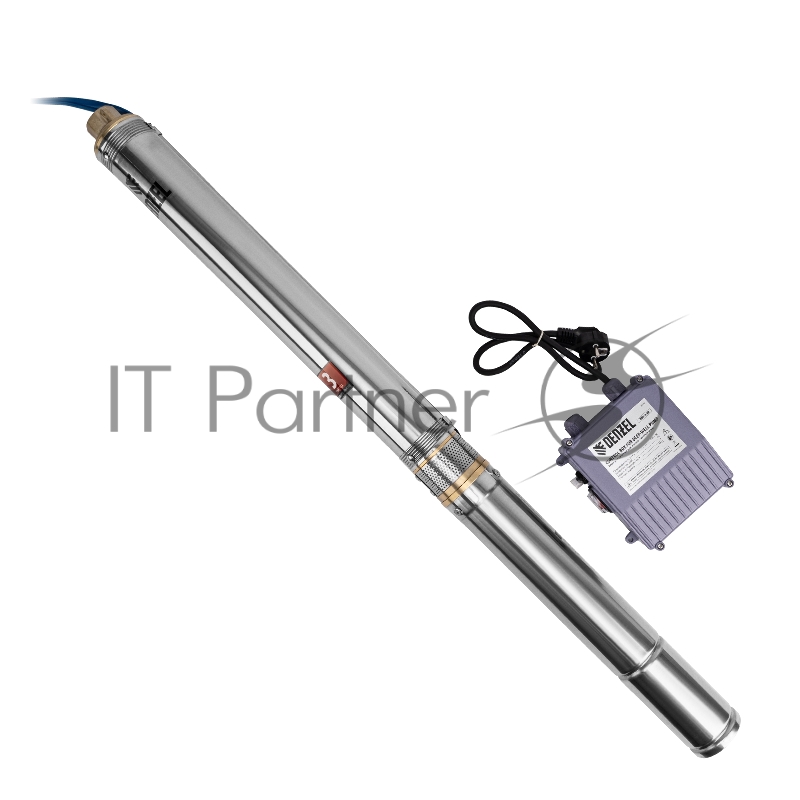 Скважинный насос DWC-3-60, центробежный, диаметр 3, 800 Вт, 3300 л/ч, напор 60 м// Denzel