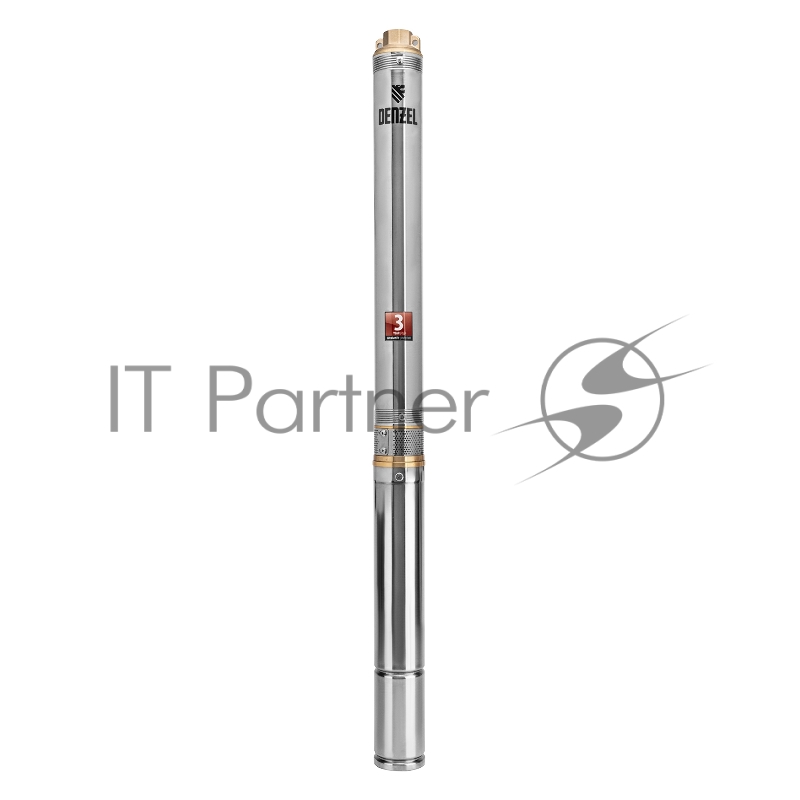 Скважинный насос DWC-3-60, центробежный, диаметр 3, 800 Вт, 3300 л/ч, напор 60 м// Denzel
