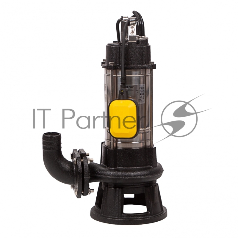 Фекальный насос FP1800-KS, 1800 Вт, напор 17 м, 26000 л/ч, нож-измельчитель// Denzel