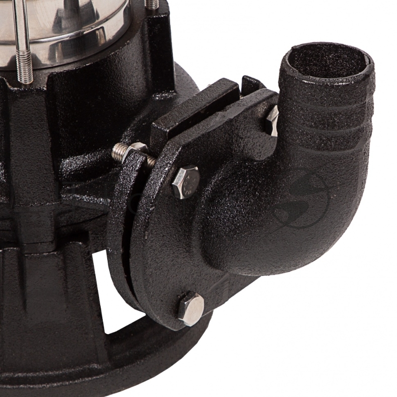 Фекальный насос FP1800-KS, 1800 Вт, напор 17 м, 26000 л/ч, нож-измельчитель// Denzel