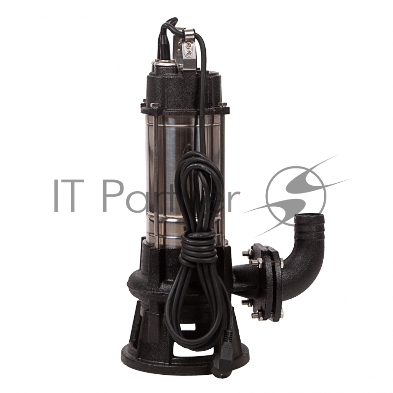 Фекальный насос FP1800-KS, 1800 Вт, напор 17 м, 26000 л/ч, нож-измельчитель// Denzel