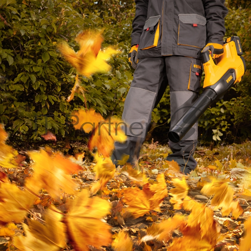 Воздуходувка аккумуляторная RB180-36, Li-ion, 36 В, 4 Ач, 180 км/ч, 820 м3/ч// Denzel