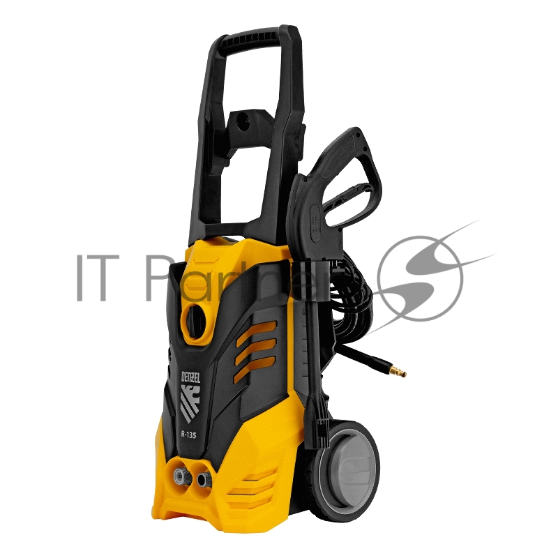Моечная машина высокого давления R-135, 1800 Вт, 135 бар, 6 л/мин, колёсная// Denzel