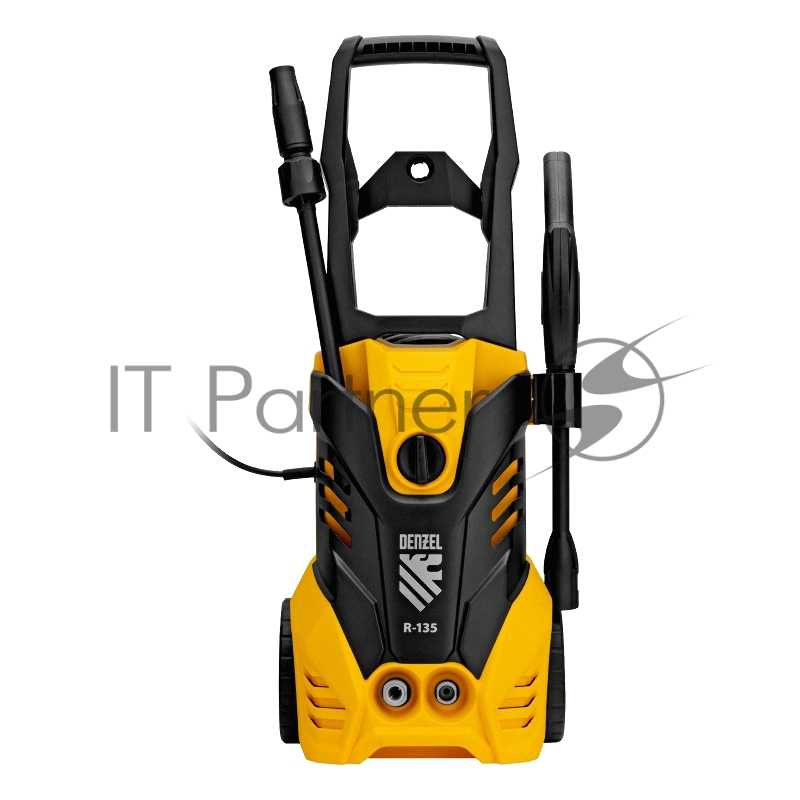 Моечная машина высокого давления R-135, 1800 Вт, 135 бар, 6 л/мин, колёсная// Denzel