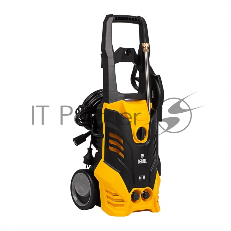 Моечная машина высокого давления R-165, 2200 Вт, 165 бар, 7 л/мин, колёсная// Denzel