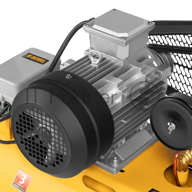 Компрессор воздушный рем. привод BCW3000-T/100, 3,0 кВт, 100 литров, 520 л/мин// Denzel