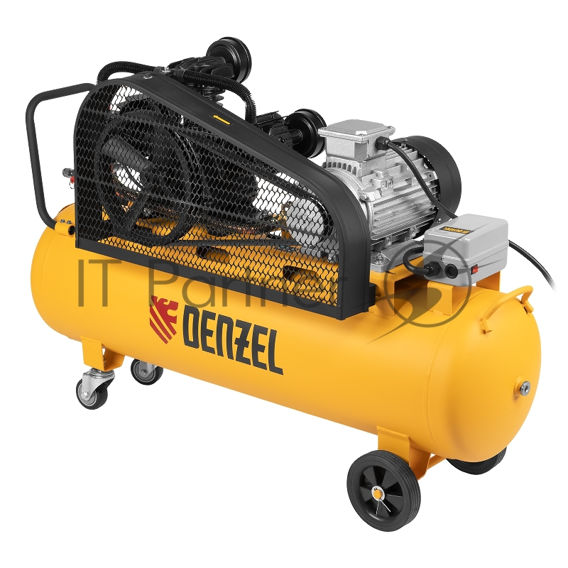 Компрессор воздушный рем. привод BCW3000-T/100, 3,0 кВт, 100 литров, 520 л/мин// Denzel