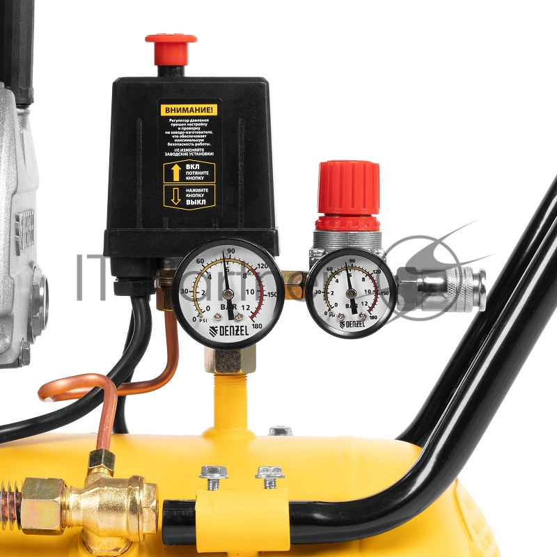 Компрессор воздушный DKV2200/50,Х-PRO 2,2 кВт, 400 л/мин, 50 л// Denzel