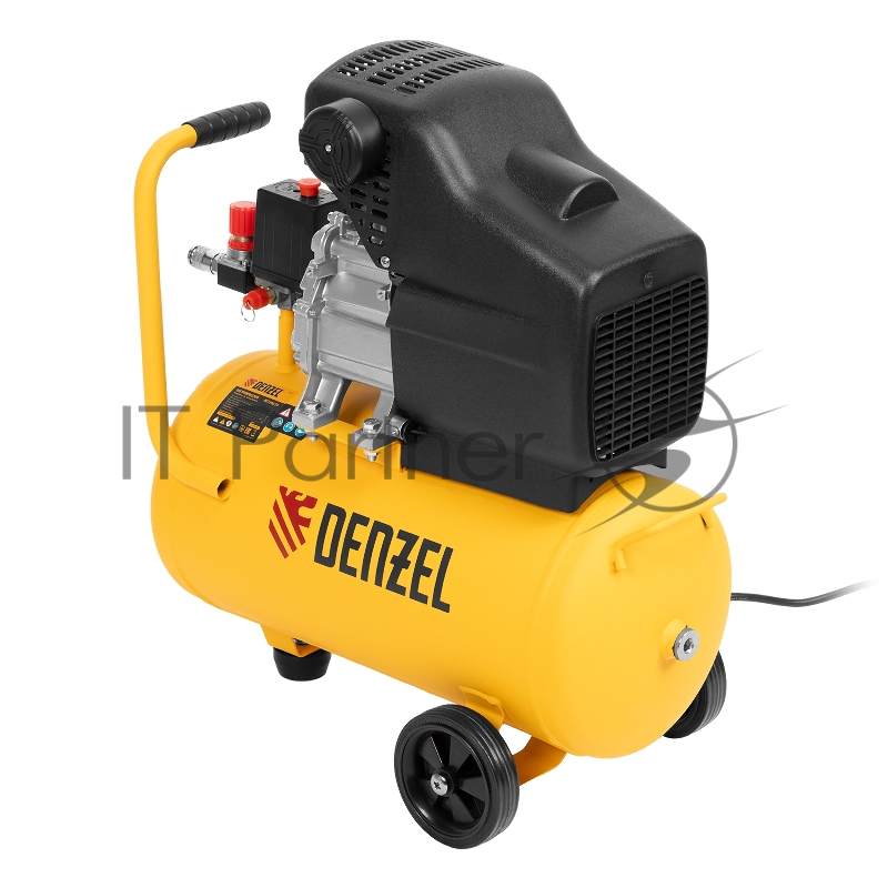 Компрессор воздушный прям. привод DC1500/24, 1,5 кВт, 24 литра, 220 л/мин// Denzel