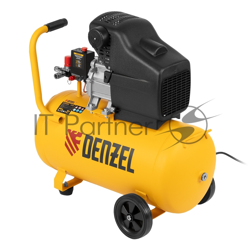 Компрессор воздушный прям. привод DC1500/50, 1,5 кВт, 50 литров, 220 л/мин// Denzel