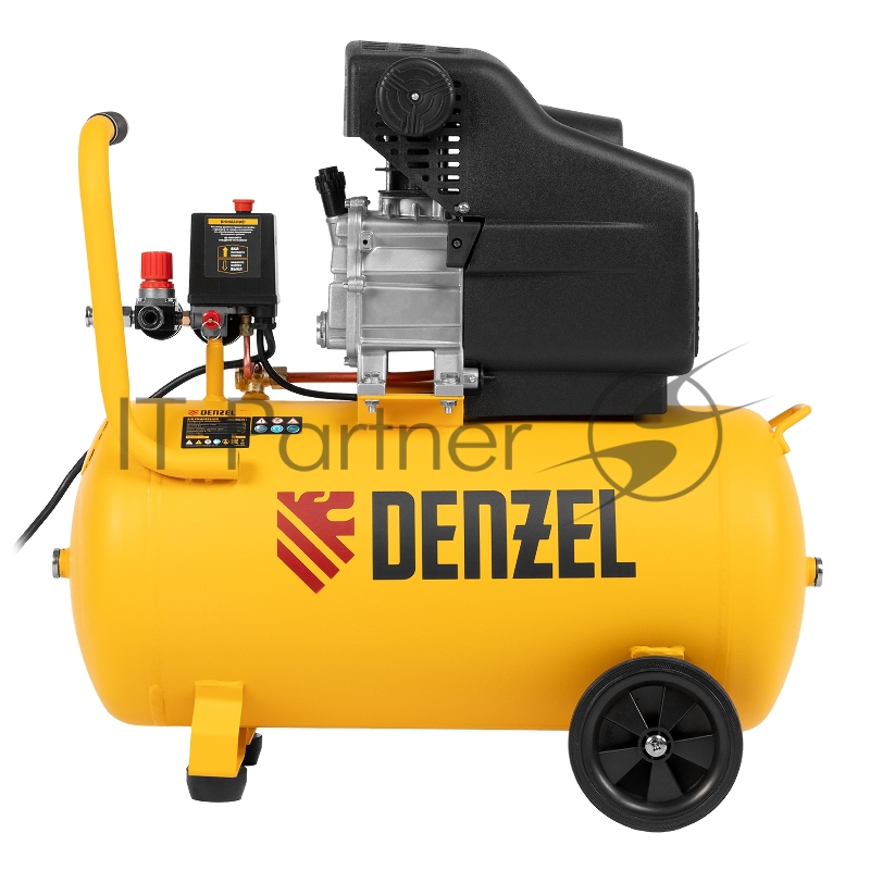 Компрессор воздушный прям. привод DC1500/50, 1,5 кВт, 50 литров, 220 л/мин// Denzel