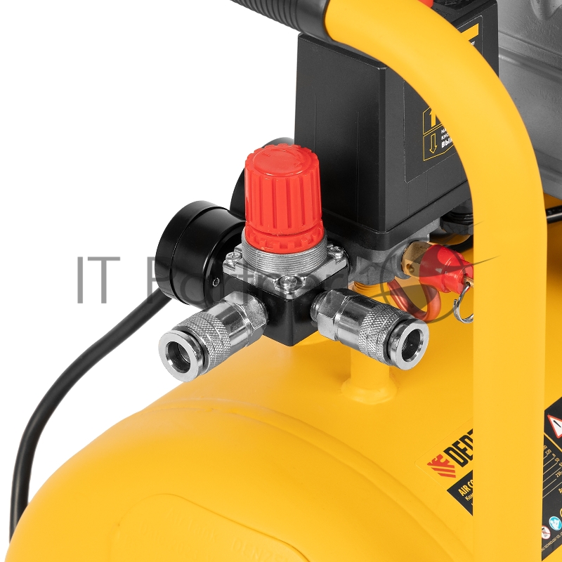 Компрессор воздушный прям. привод DC1500/50, 1,5 кВт, 50 литров, 220 л/мин// Denzel