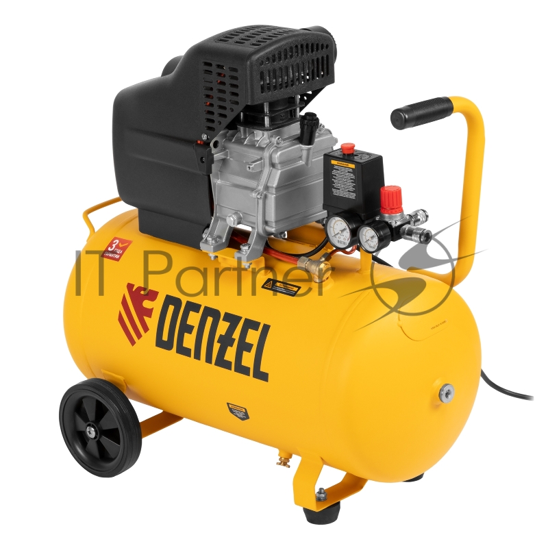 Компрессор воздушный прям. привод DC1500/50, 1,5 кВт, 50 литров, 220 л/мин// Denzel