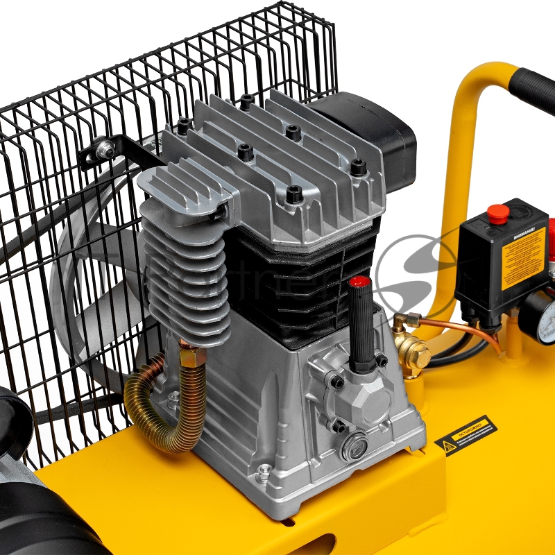 Компрессор воздушный рем. привод BCI2300/100, 2,3 кВт, 100 литров, 400 л/мин// Denzel