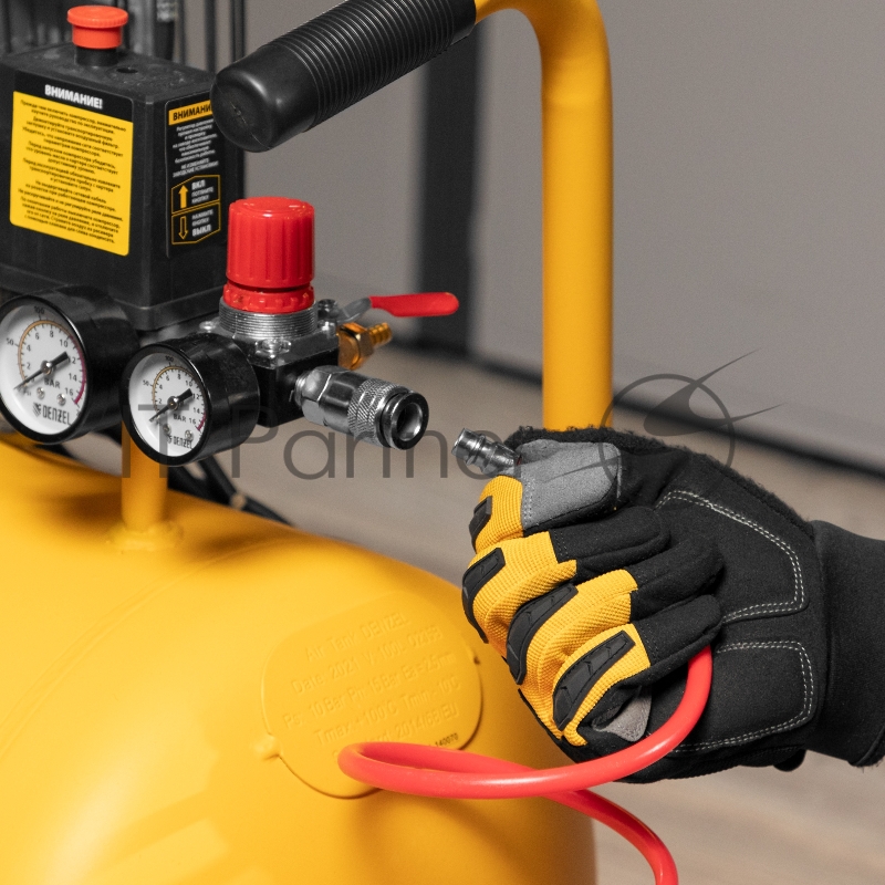 Компрессор воздушный рем. привод BCI2300/100, 2,3 кВт, 100 литров, 400 л/мин// Denzel