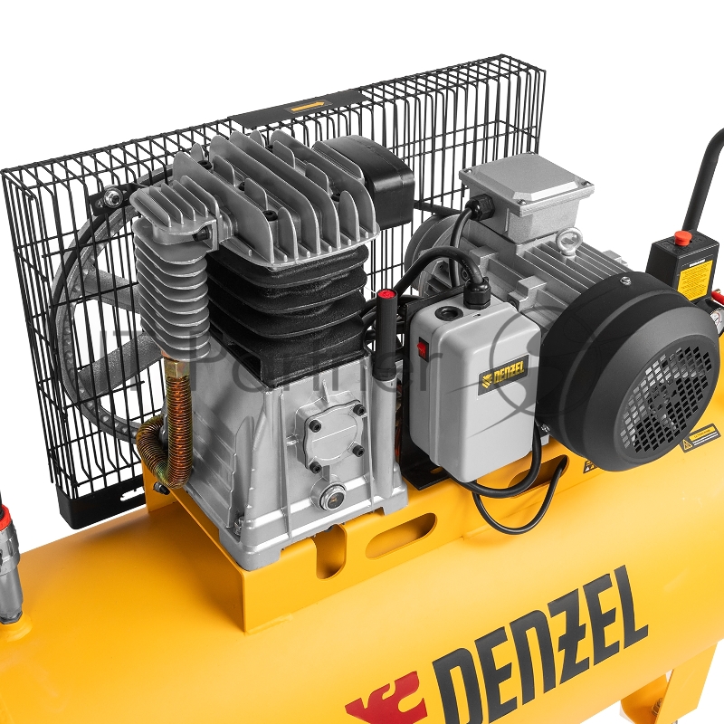 Компрессор воздушный рем. привод BCI3000-T/200, 3,0 кВт, 200 литров, 530 л/мин// Denzel