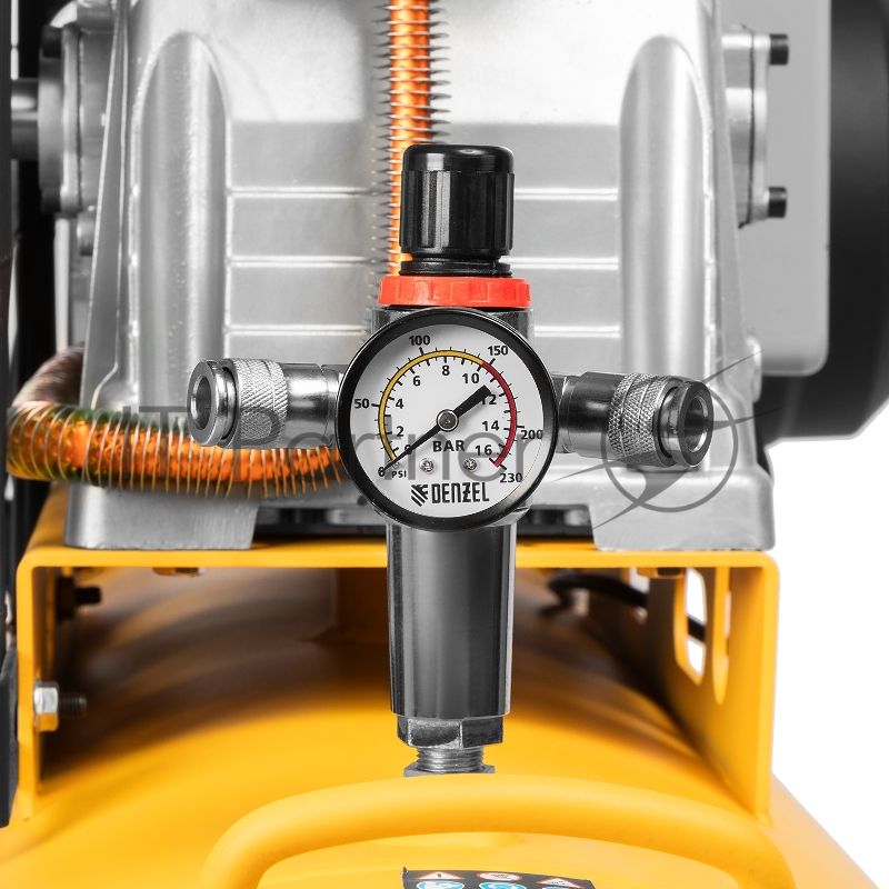 Компрессор воздушный рем. привод BCI3000-T/200, 3,0 кВт, 200 литров, 530 л/мин// Denzel