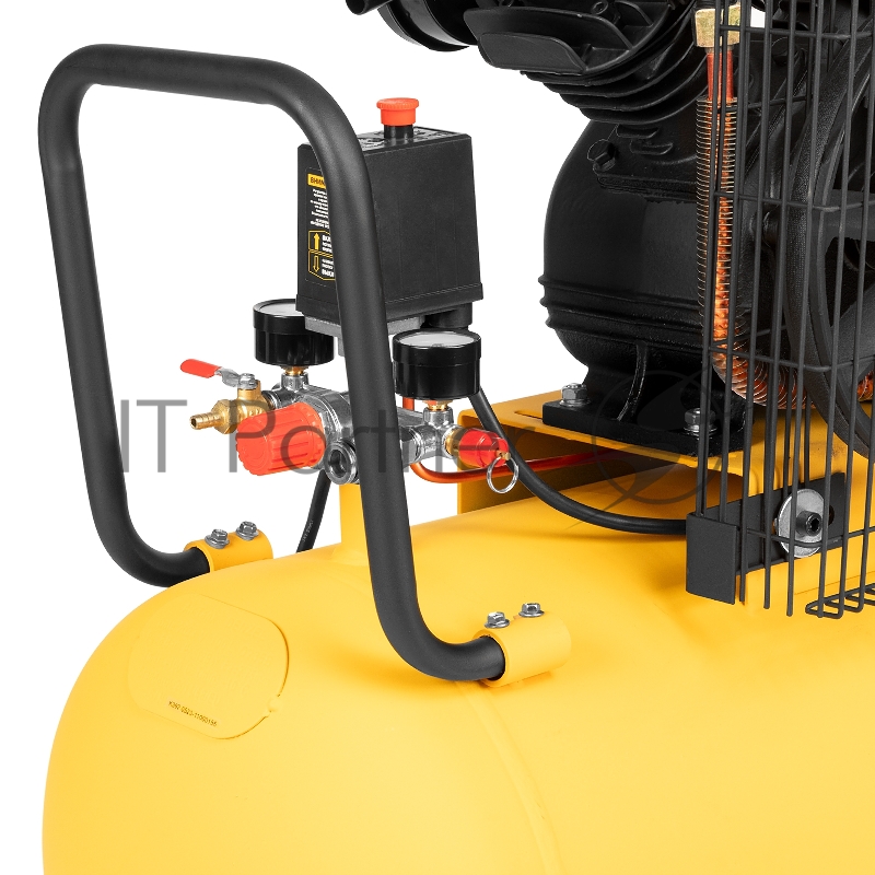 Компрессор воздушный рем. привод BCV2200/100, 2,2 кВт, 100 литров, 370 л/мин// Denzel