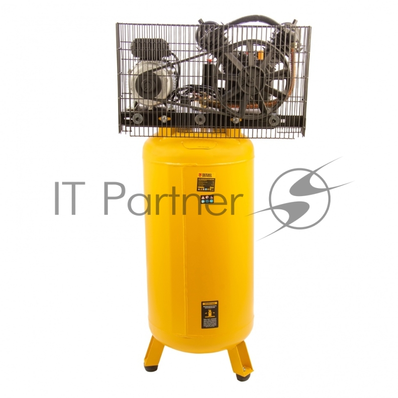 Компрессор воздушный рем. привод BCV2200/100V, 2,3 кВт, 100 литров, 440 л/мин// Denzel