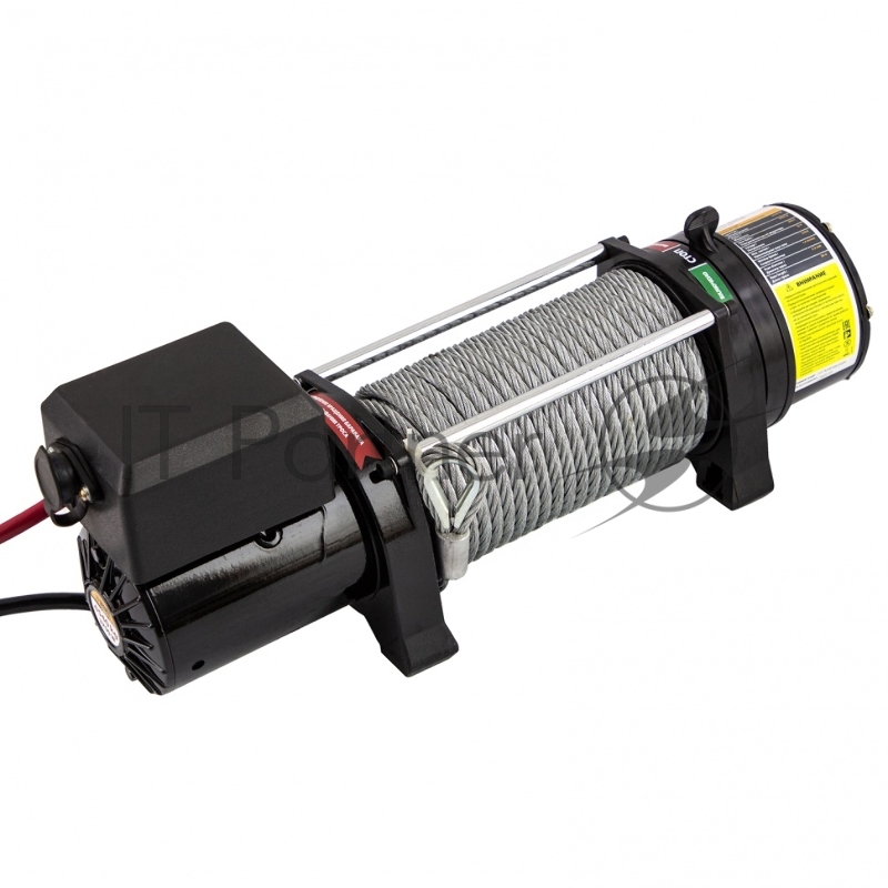 Лебедка автомобильная электрическая LB- 4000, 4,5 т, 3,7 кВт, 12 В// Denzel