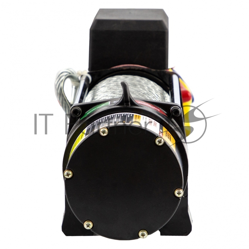 Лебедка автомобильная электрическая LB- 4000, 4,5 т, 3,7 кВт, 12 В// Denzel