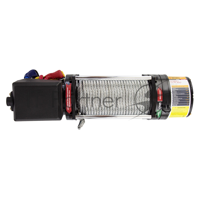 Лебедка автомобильная электрическая LB- 3000, 3,6 т, 3,4 кВт, 12 В// Denzel