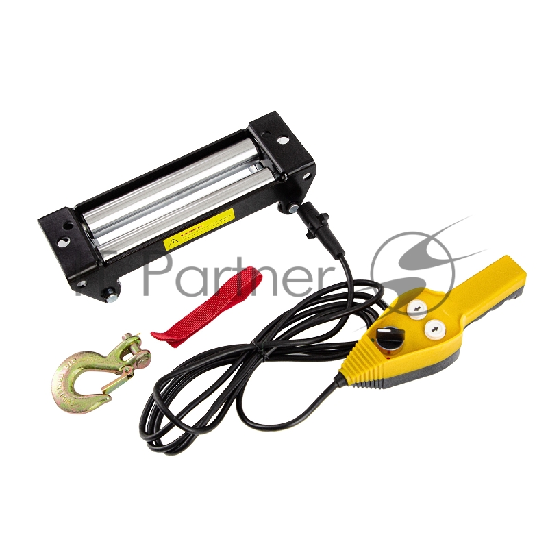 Лебедка автомобильная электрическая LB- 3000, 3,6 т, 3,4 кВт, 12 В// Denzel