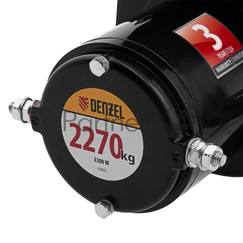 Лебедка автомобильная электрическая LB- 2200, 2,2 т, 3,3 кВт, 12 В// Denzel