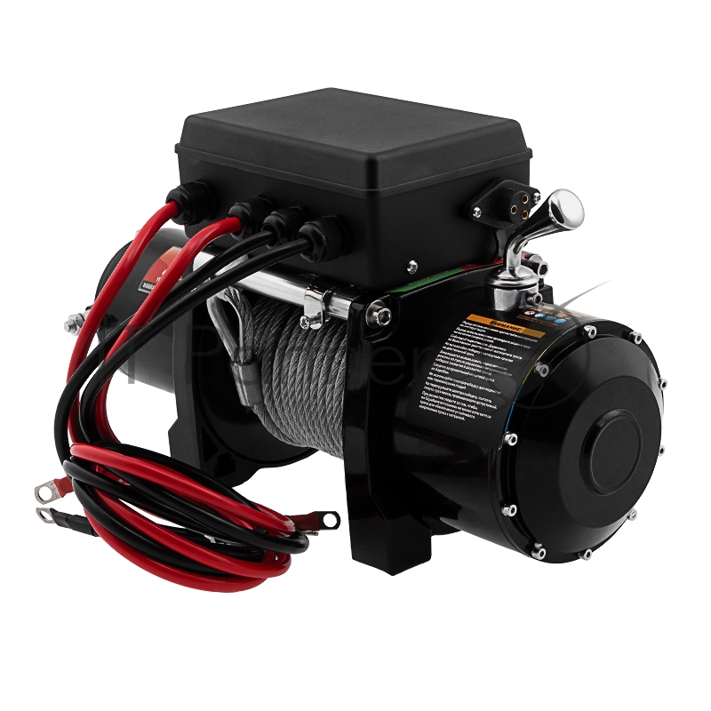 Лебедка автомобильная электрическая LB- 2200, 2,2 т, 3,3 кВт, 12 В// Denzel