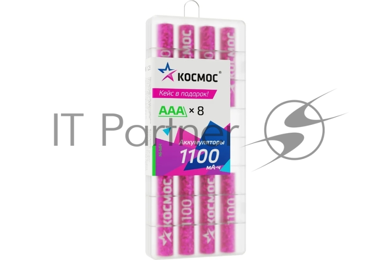 Аккумулятор R03 NI-MH 1100мА.ч 8B (уп.8шт) КОСМОС KOCR03NIMH1100mAh8B