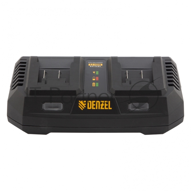 Устройство зарядное для аккумуляторов IBC-18-3.0-2, Li-Ion, 18В, 3,0 А, для двух батарей // Denzel
