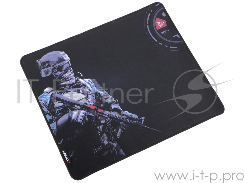 Коврик для мыши QCYBER SPEC, 430x360x4 мм, поверхность: тонкое плетение, основа: натуральный каучук,