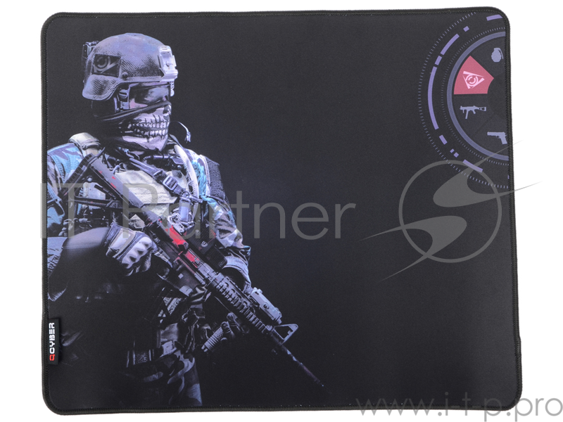 Коврик для мыши QCYBER SPEC, 430x360x4 мм, поверхность: тонкое плетение, основа: натуральный каучук,