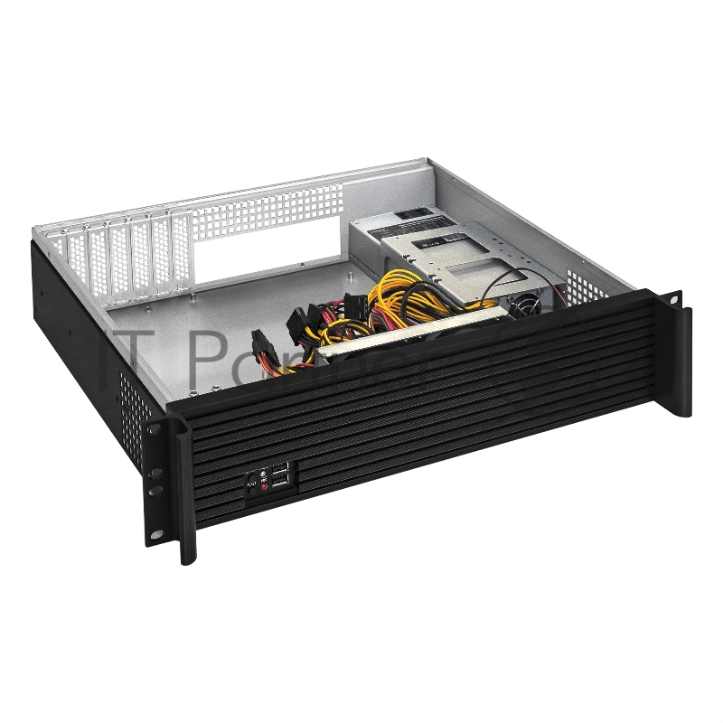 Серверный корпус ExeGate Pro 2U350-01 <RM 19, высота 2U, глубина 350, БП 1U-300ADS, USB>