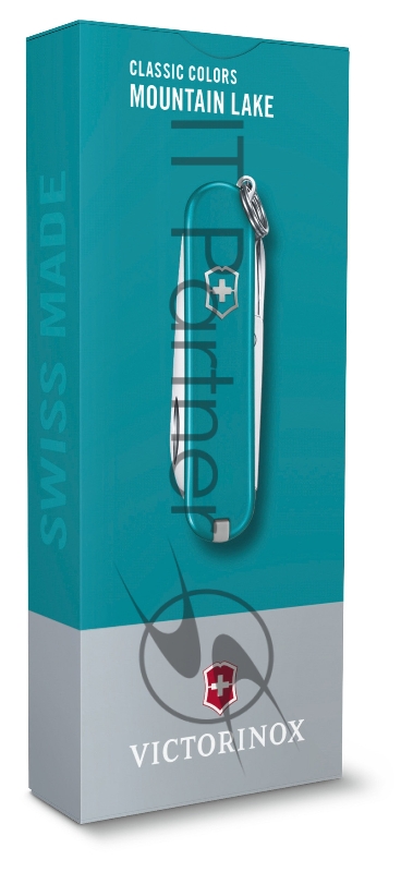 Нож перочинный Victorinox Classic Mountain Lake (0.6223.23G) 58мм 7функц. карт.коробка