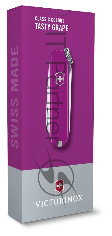 Нож перочинный Victorinox Classic Tasty Grape (0.6223.52G) 58мм 7функц. карт.коробка