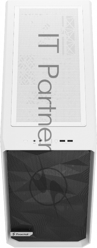 Корпус Fractal Design Meshify 2 Light TG Clear Tint белый без БП ATX 5x120mm 4x140mm 2xUSB3.0 audio bott PSU