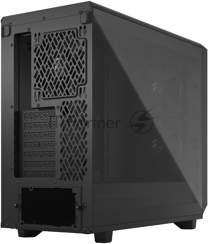 Корпус Fractal Design Meshify 2 Light TG Light Tint черный без БП ATX 5x120mm 4x140mm 2xUSB3.0 audio bott PSU