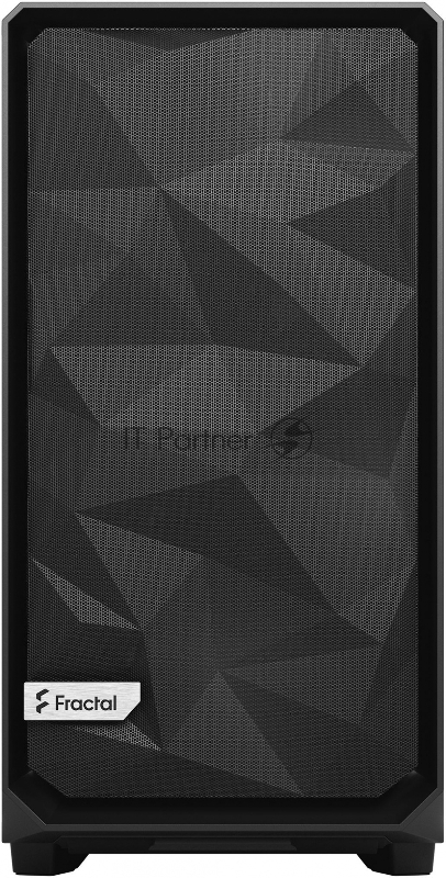 Корпус Fractal Design Meshify 2 Light TG Light Tint черный без БП ATX 5x120mm 4x140mm 2xUSB3.0 audio bott PSU