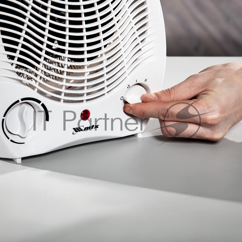 Тепловентилятор электр. спиральный FHS-2000, 3 реж., вентилятор, нагрев 1000/2000 Вт// MTX