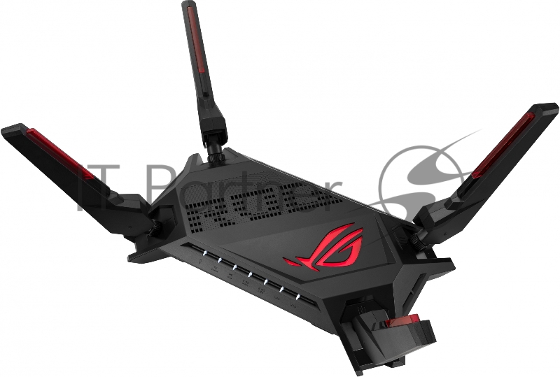 Роутер ASUS ROG GT-AX6000 802.11b/g/n/ac, ax, до 1148 + 4804Мбит/c, 2,4 + 5 гГц, 8 антенн, USB, GBT LAN 90IG0780-MO3B00