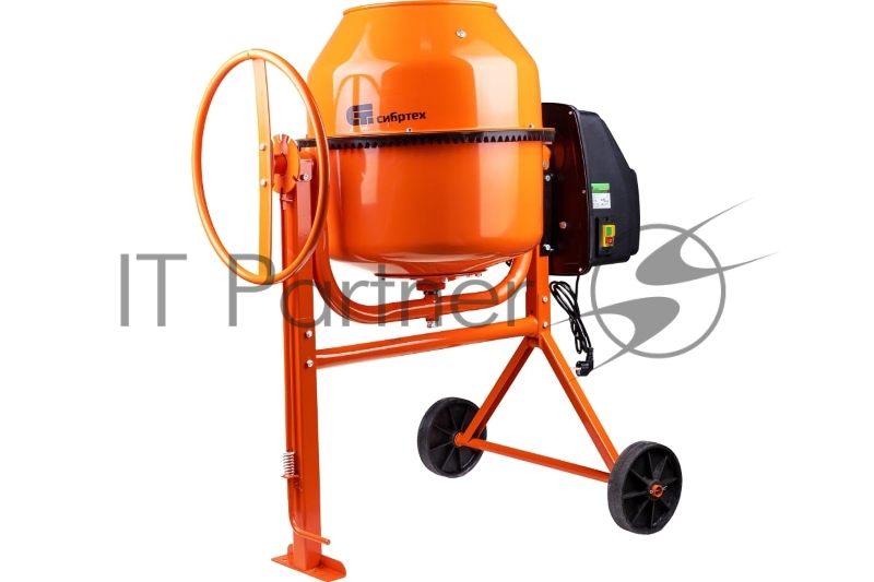 Бетоносмеситель БСЛ-120П, 120 л, 500 Вт, полиамидный венец// Сибртех