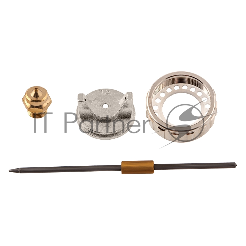 Ремкомплект для краскораспылителя 4 предмета: сопло 1,5 мм, игла, форсунка, зажим сопла// Matrix