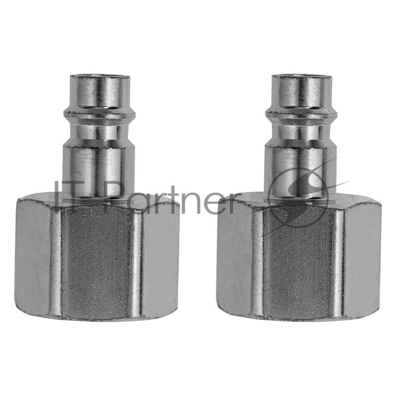 Ниппель универсальный быстросъемный (папа), внутренняя резьба 1/2, 2 шт.// Stels