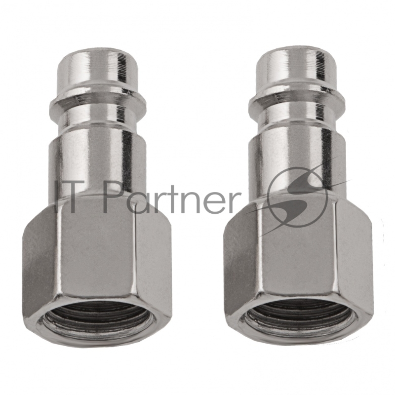 Ниппель универсальный быстросъемный (папа), внутренняя резьба 1/4, 2 шт.// Stels