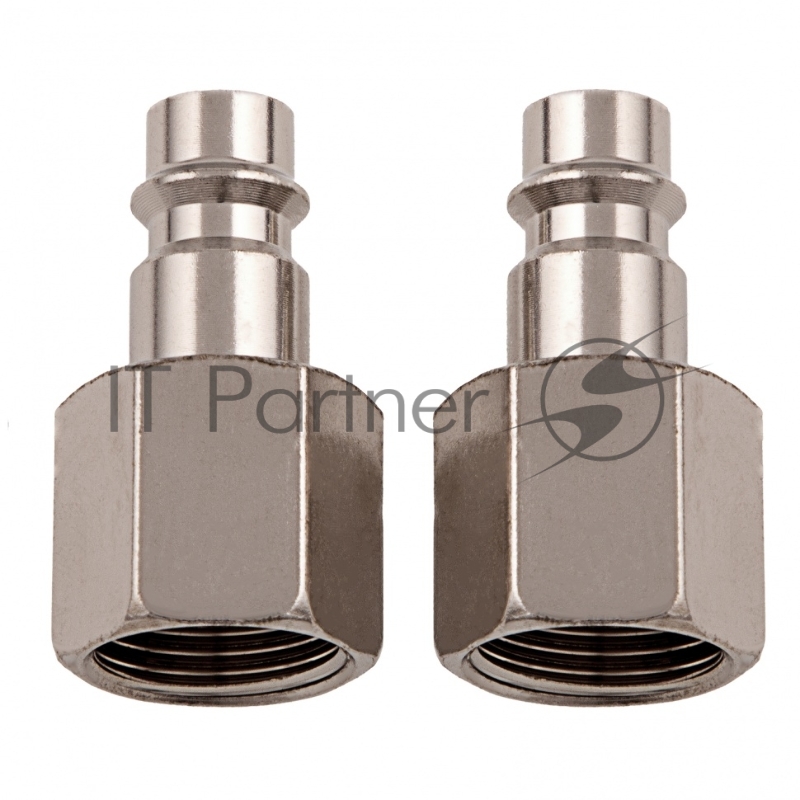 Ниппель универсальный быстросъемный (папа), внутренняя резьба 3/8, 2 шт.// Stels