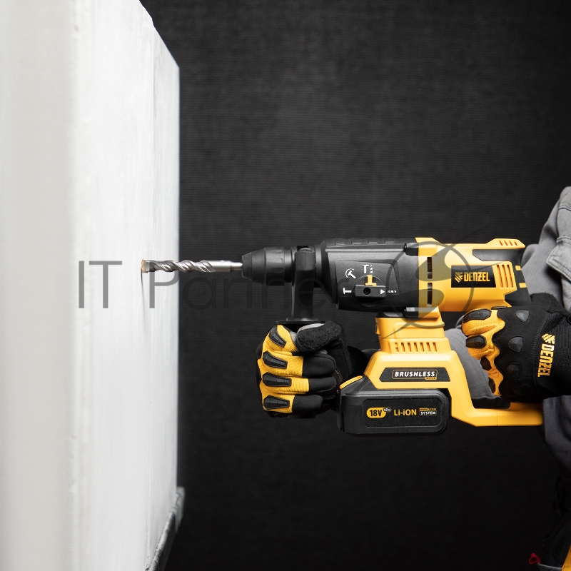 Бур по бетону, двойная спираль, Cobalt W-tip, 10x160 мм, SDS PLUS// Denzel